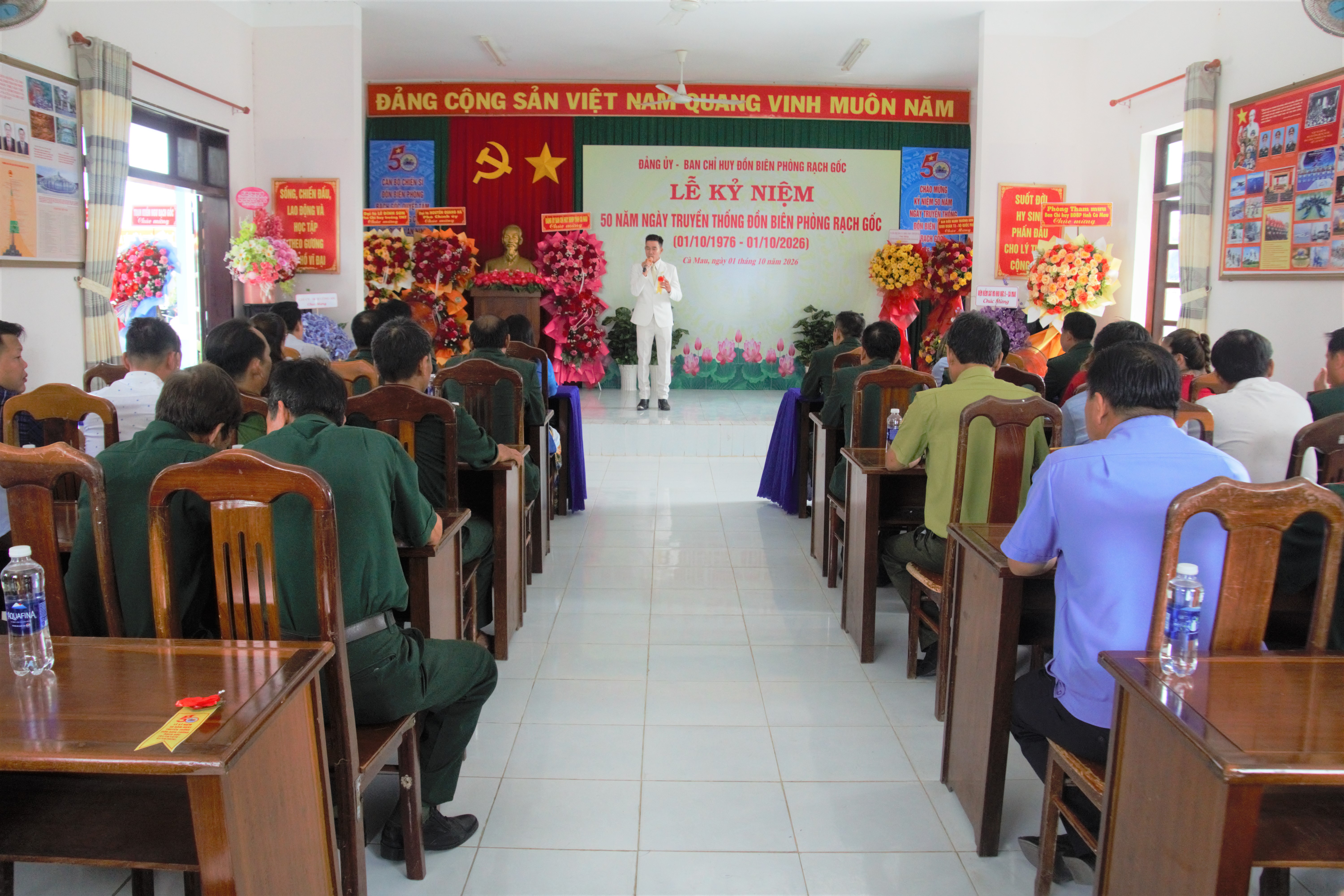 Đồn Biên phòng Rạch Gốc: Tổ chức Lễ kỷ niệm 50 năm Ngày truyền thống đơn vị