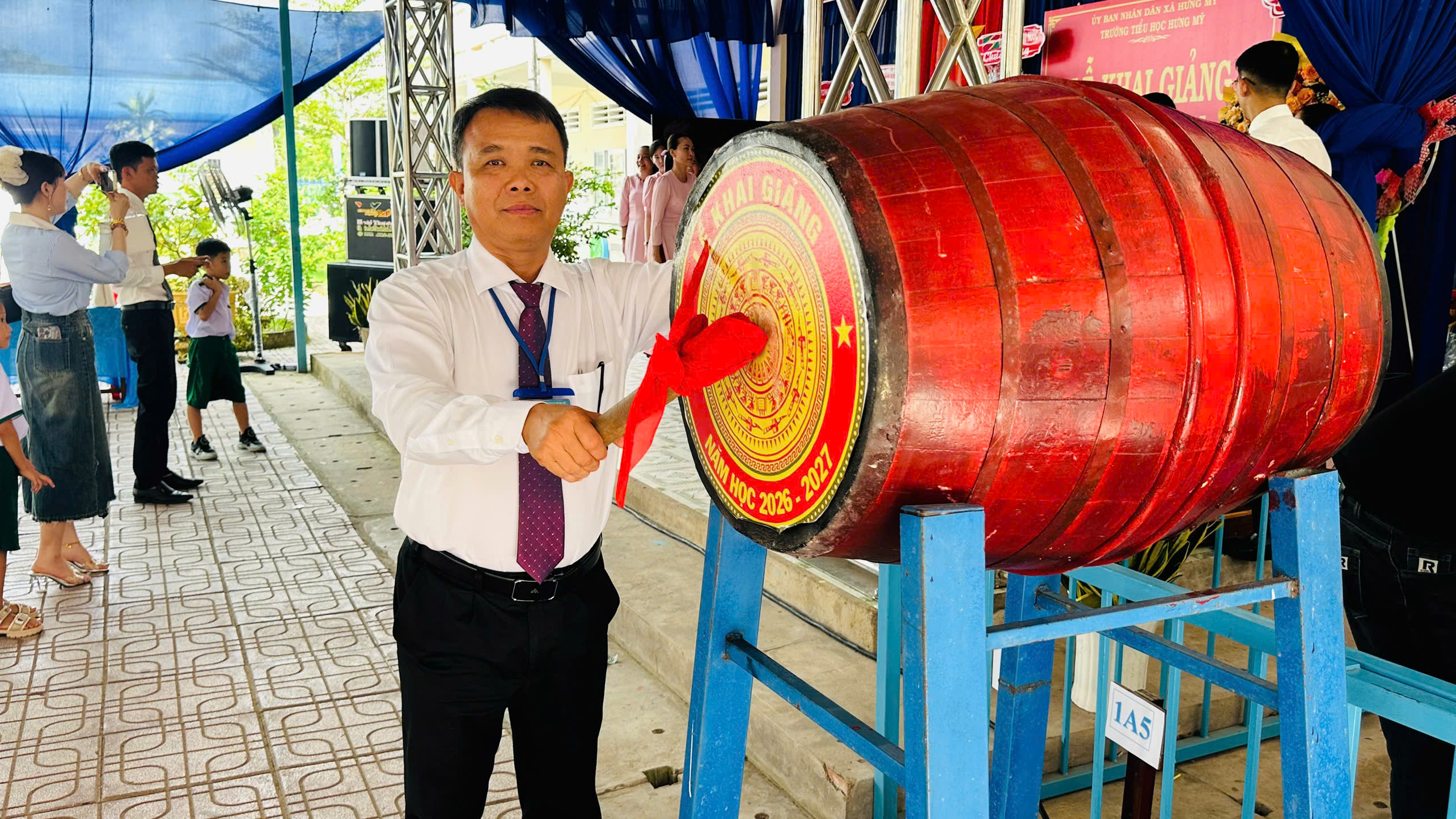 TRƯỜNG TIỂU HỌC HƯNG MỸ TỔ CHỨC LỄ KHAI GIẢNG NĂM HỌC 2026 – 2027