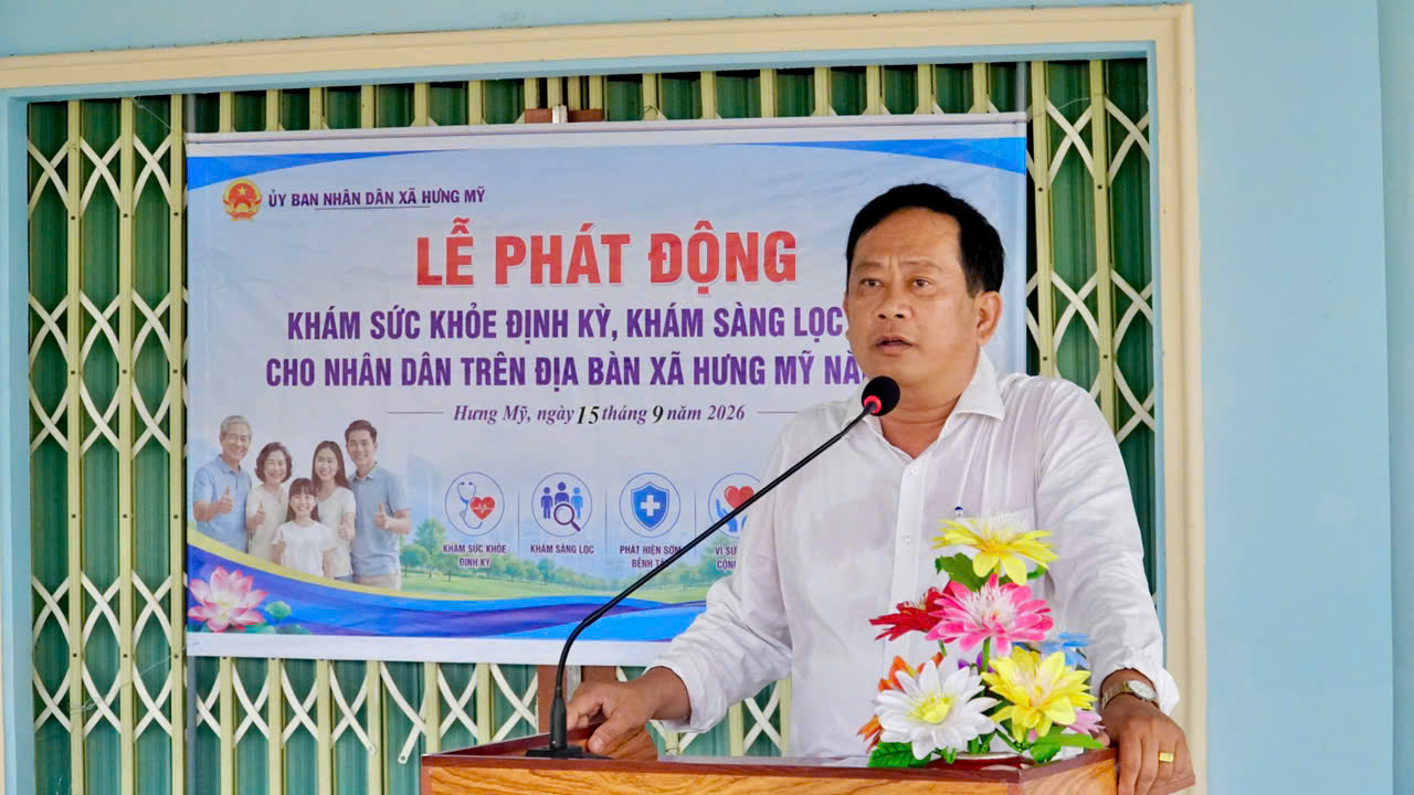 HƯNG MỸ PHÁT ĐỘNG KHÁM SỨC KHỎE ĐỊNH KỲ, KHÁM SÀNG LỌC ĐỢT 5