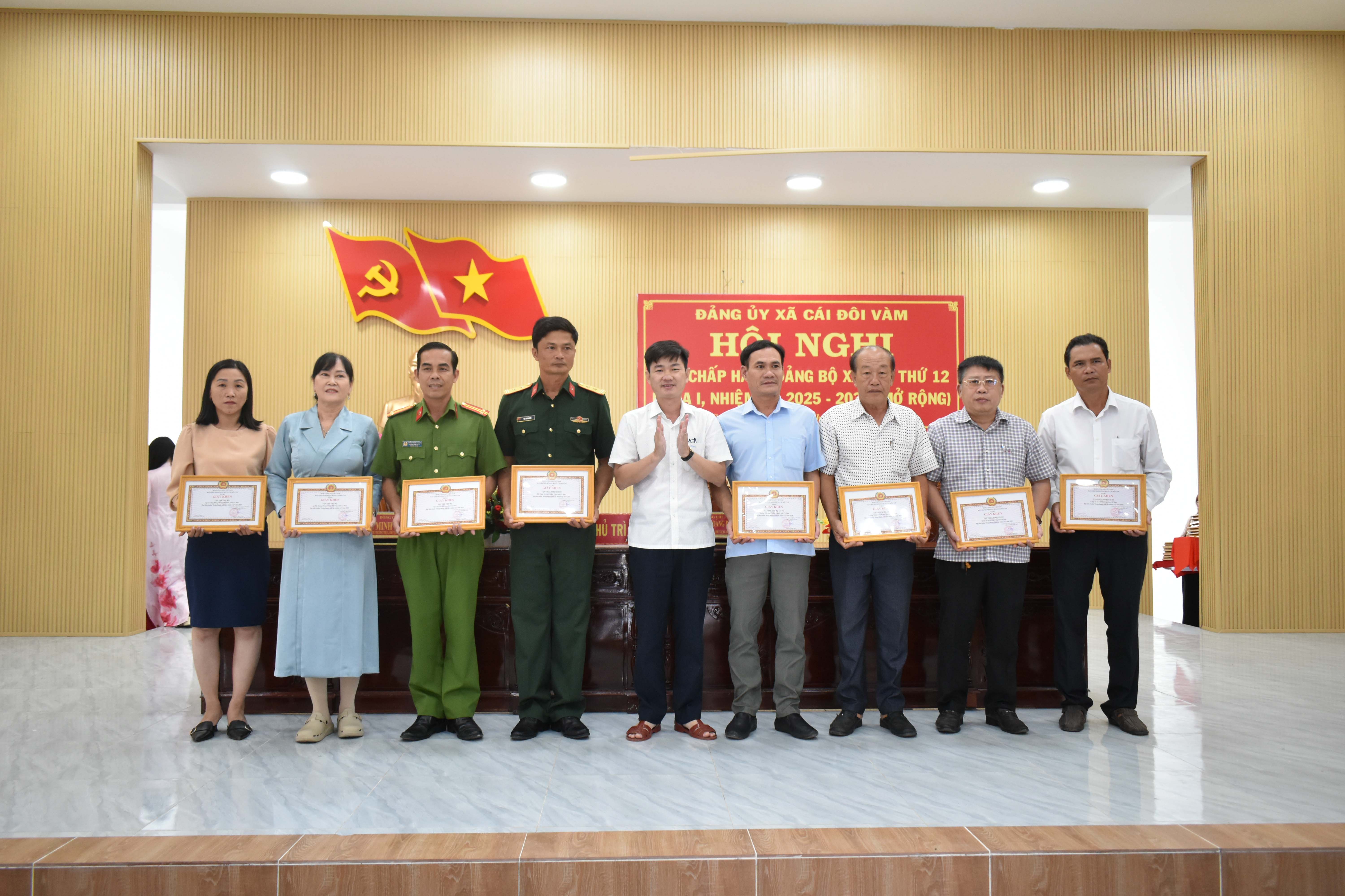 Hội nghị Ban Chấp hành Đảng bộ xã lần thứ 12 khóa I, nhiệm kỳ 2025 - 2030 (mở rộng)