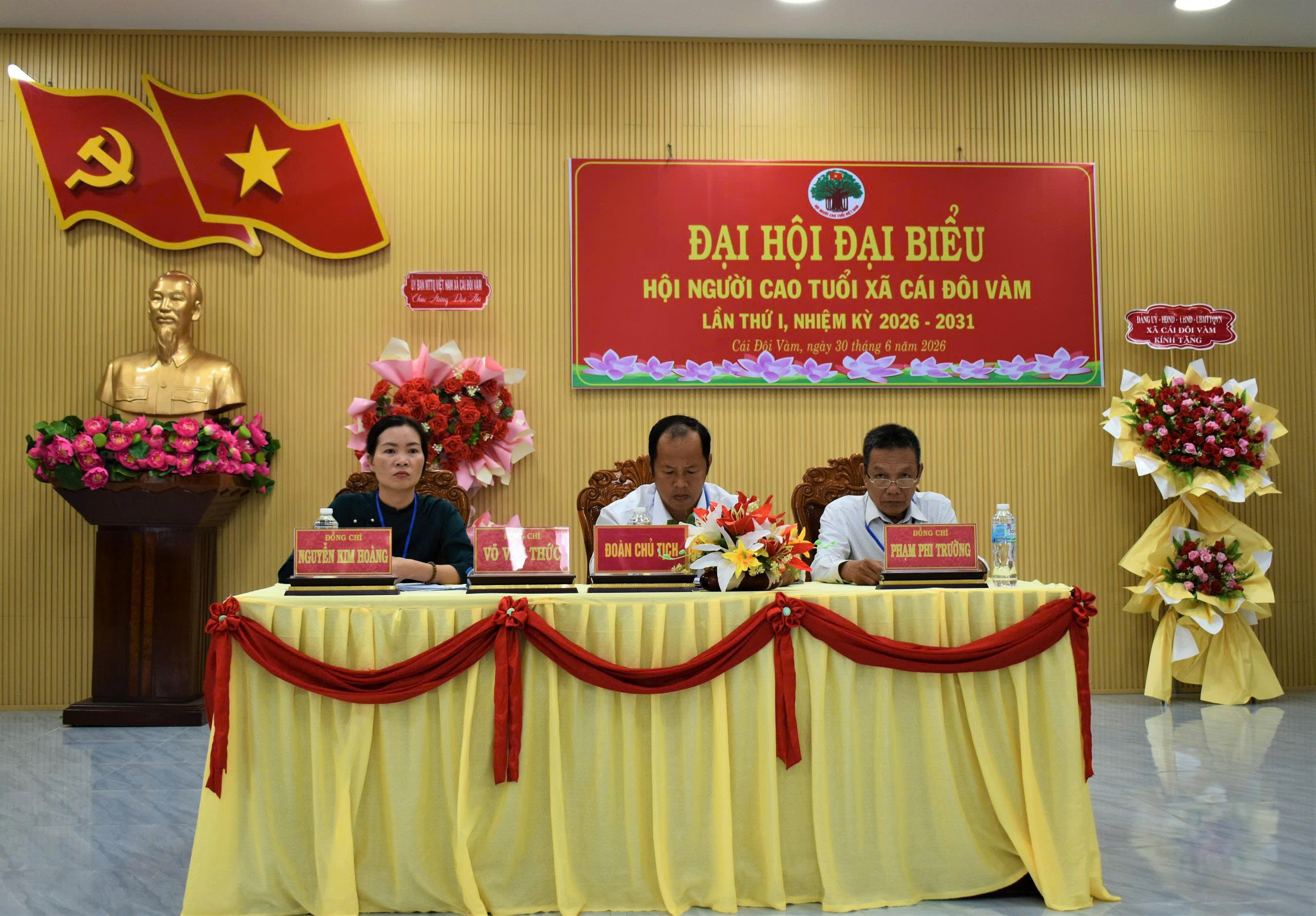 Đại hội đại biểu Hội Người cao tuổi xã Cái Đôi Vàm lần thứ I, nhiệm kỳ 2026 - 2031