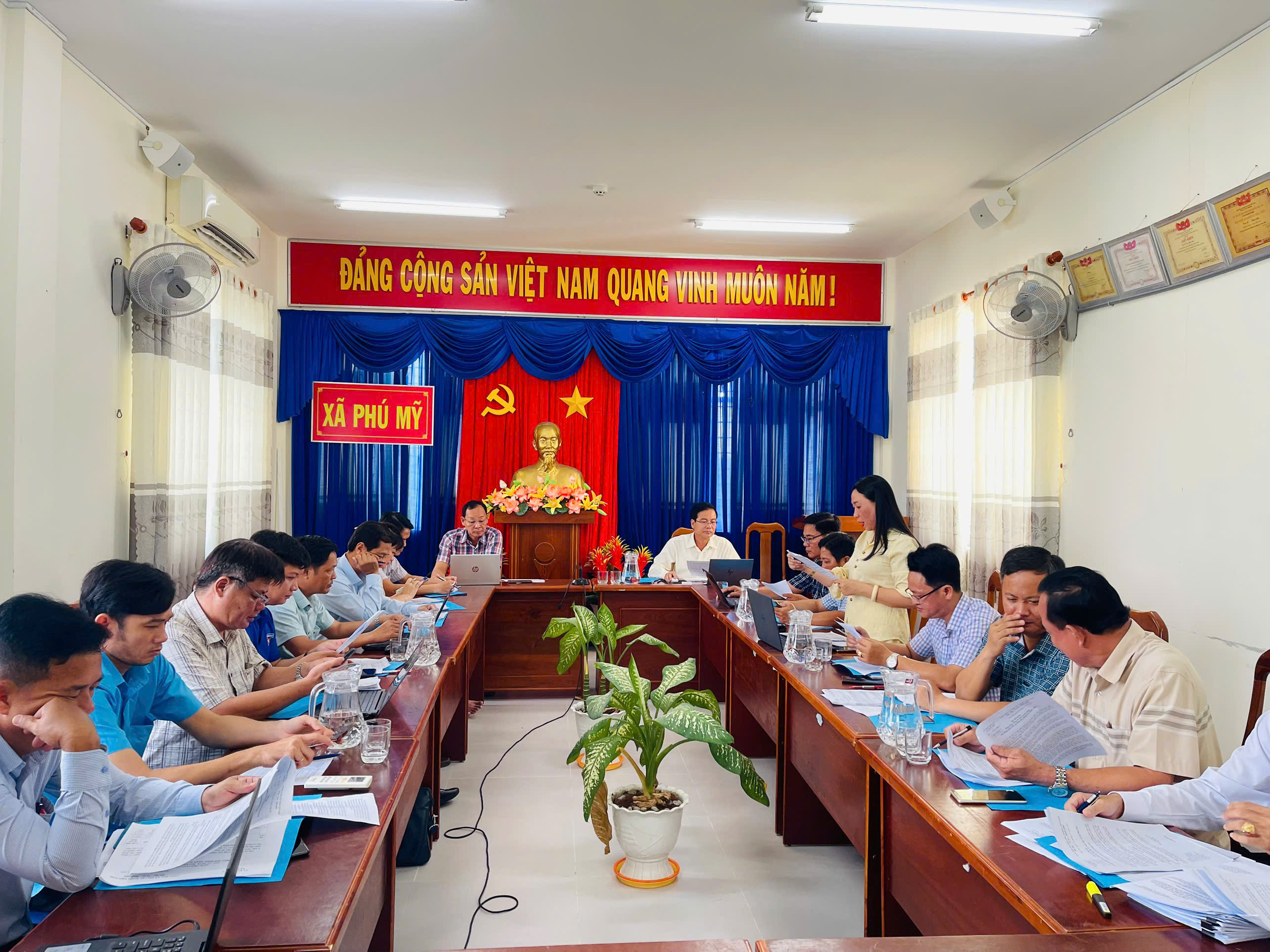 ỦY BAN BẦU CỬ XÃ PHÚ MỸ TRIỂN KHAI CÔNG TÁC BẦU CỬ ĐẠI BIỂU QUỐC HỘI VÀ HĐND CÁC CẤP NHIỆM KỲ 2026 – 2031