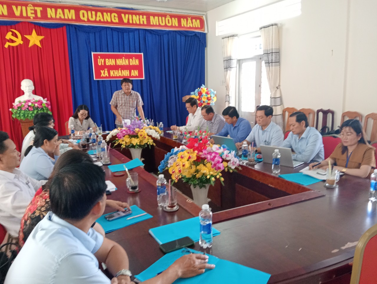 Khảo sát công tác tổ chức xây dựng Đảng năm 2024 và công tác chuẩn bị Đại hội chi bộ, đảng bộ nhiệm kỳ 2025 - 2030 tại xã Khánh An