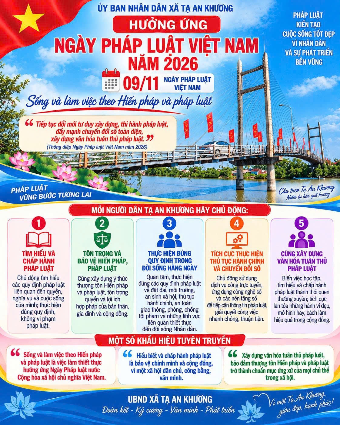 Hưởng ứng ngày pháp luật Việt Nam