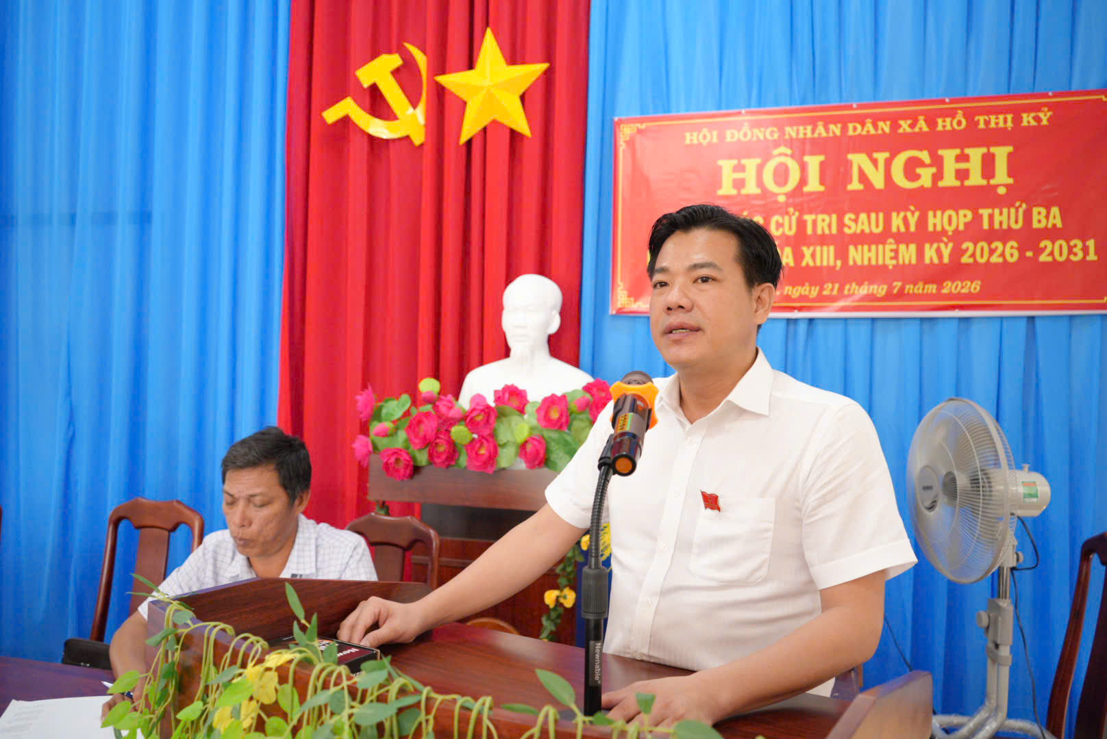 Tổ đại biểu số 1 Hội đồng nhân dân xã Hồ Thị Kỷ: Lắng nghe và giải trình nhiều kiến nghị của cử tri về hạ tầng giao thông