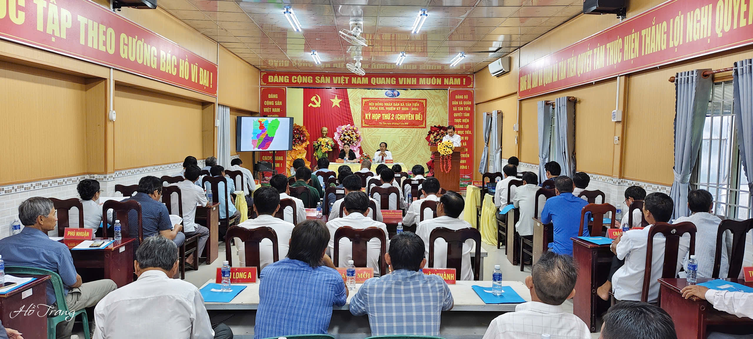 HỘI ĐỒNG NHÂN DÂN XÃ TÂN TIẾN TỔ CHỨC THÀNH CÔNG KỲ HỌP THỨ 2 (CHUYÊN ĐỀ) KHÓA XIII, NHIỆM KỲ 2026 – 2031