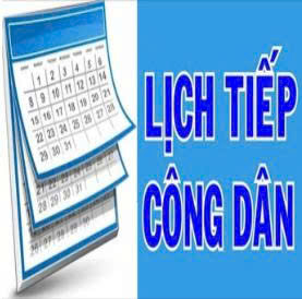LỊCH TIẾP CÔNG DÂN CỦA CHỦ TỊCH UBND XÃ KHÁNH BÌNH THÁNG 5 NĂM 2026