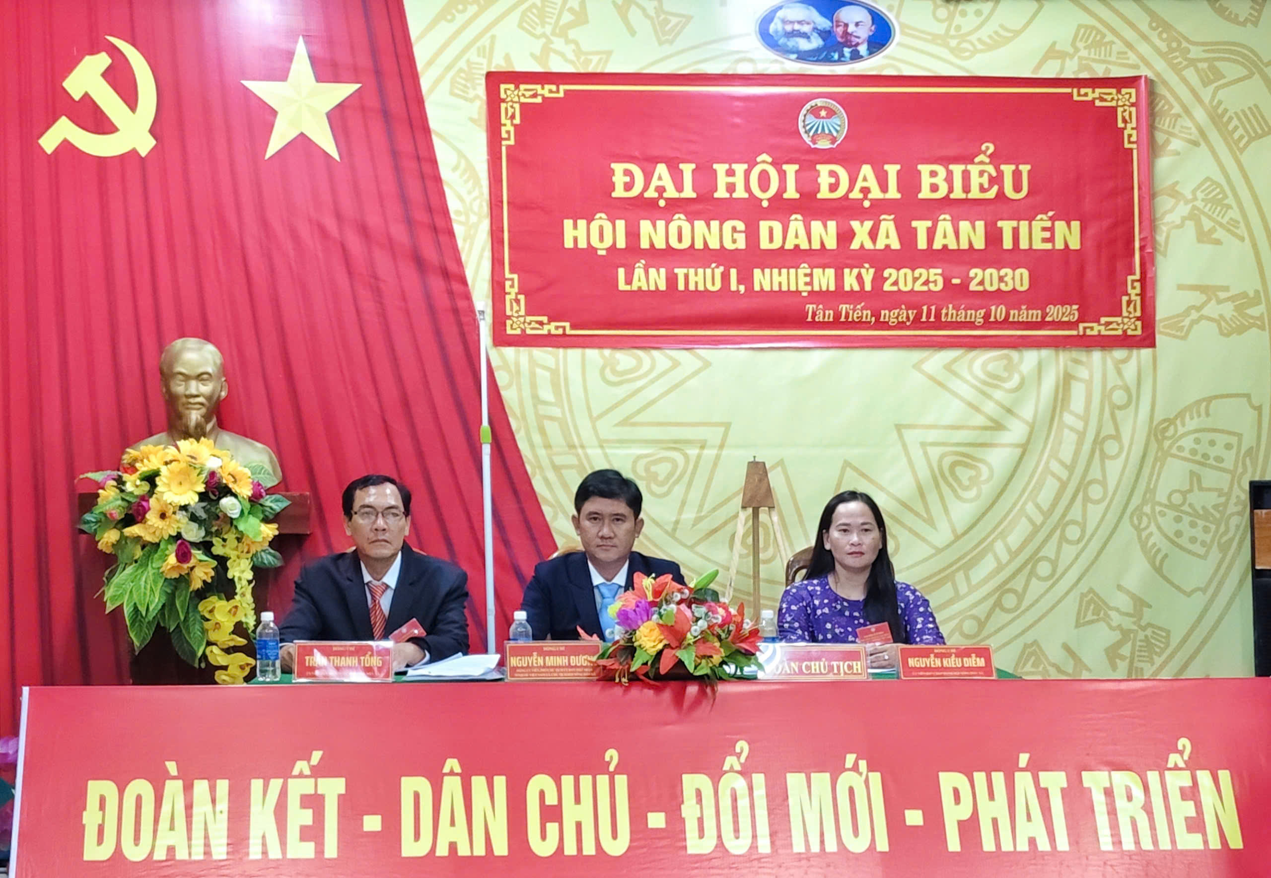 Đại hội Đại biểu Hội Nông dân xã Tân Tiến lần thứ I, nhiệm kỳ 2025 - 2030