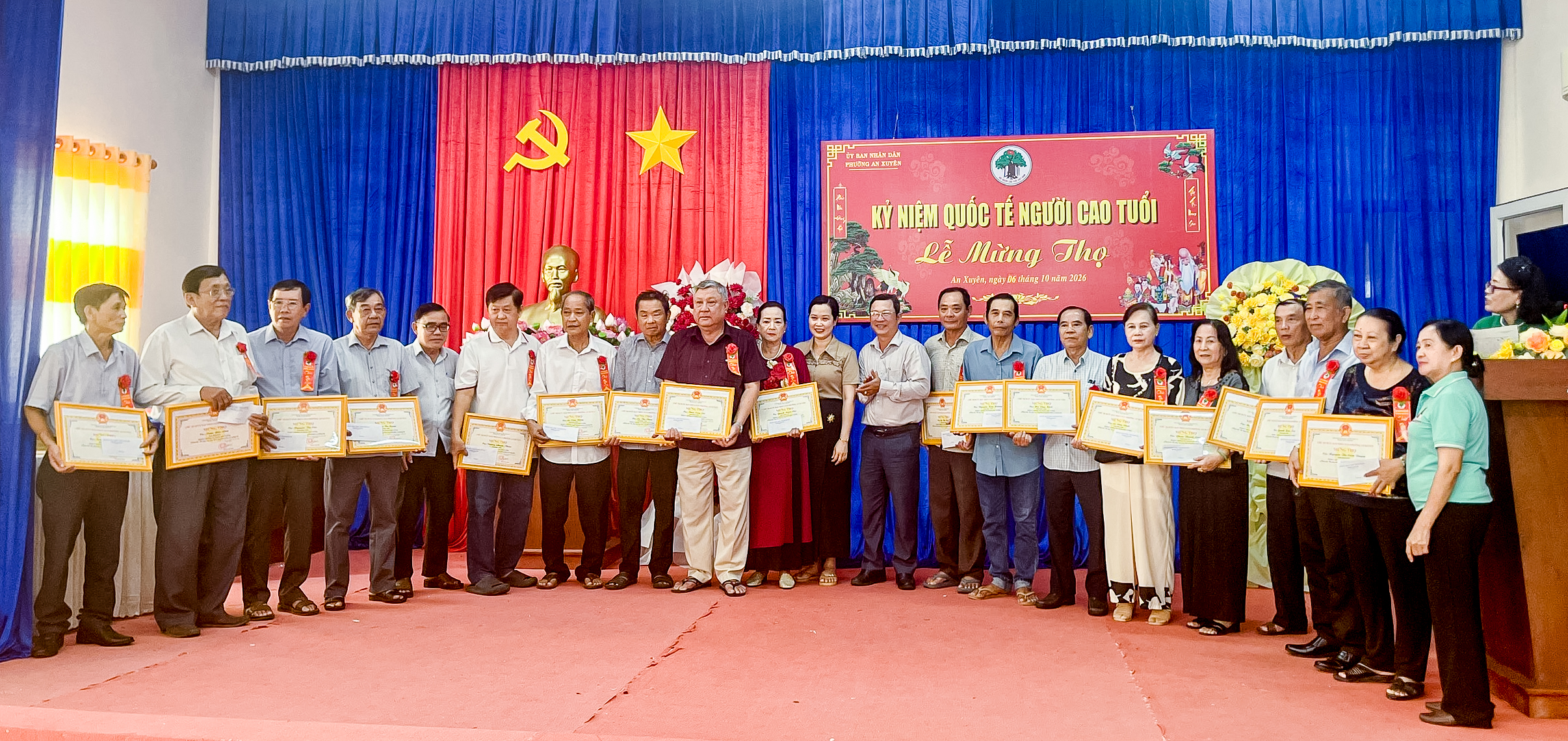 LỄ CHÚC THỌ, MỪNG THỌ NGƯỜI CAO TUỔI PHƯỜNG AN XUYÊN