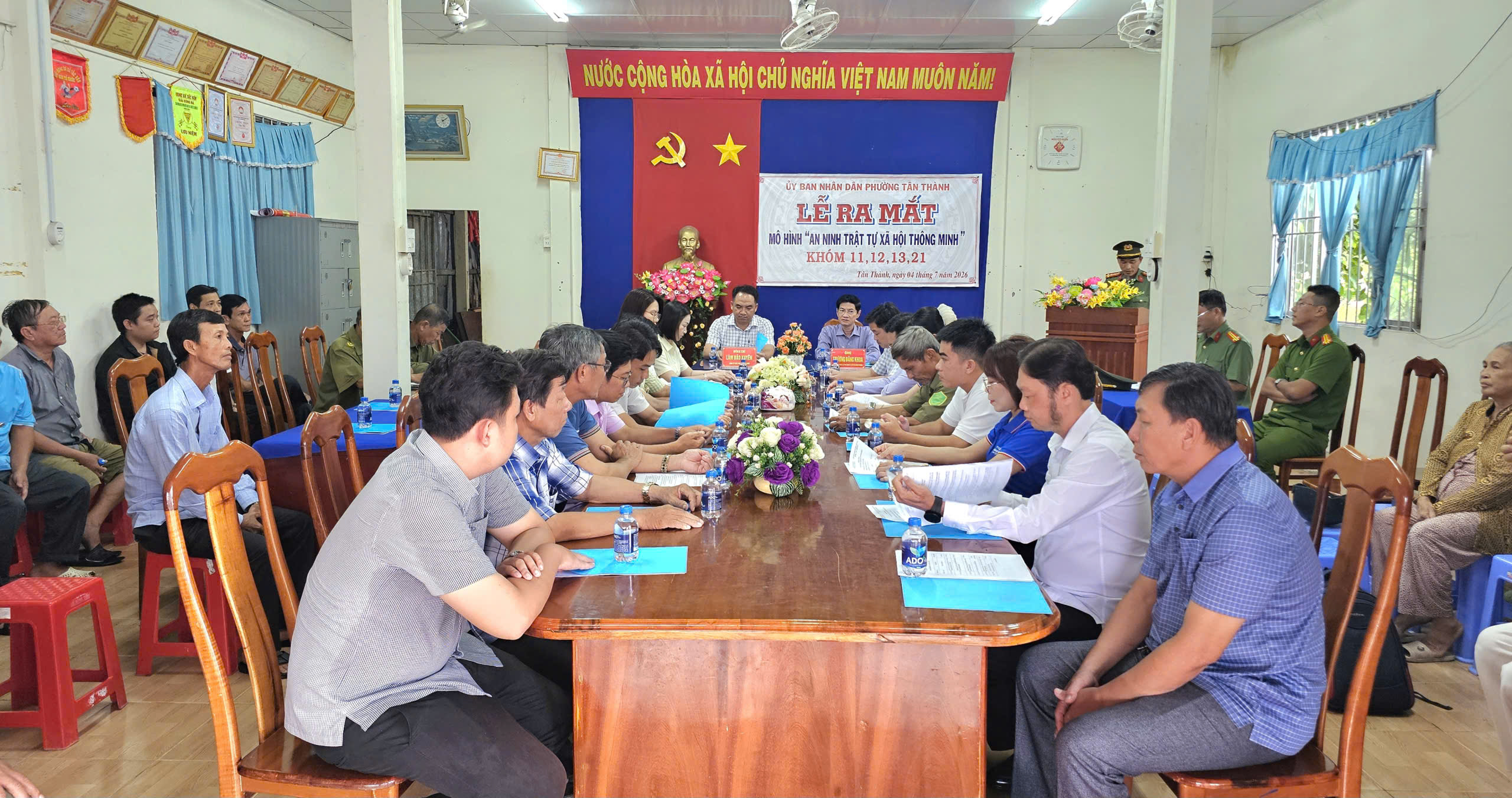 Phường Tân Thành ra mắt mô hình “An ninh trật tự xã hội thông minh”