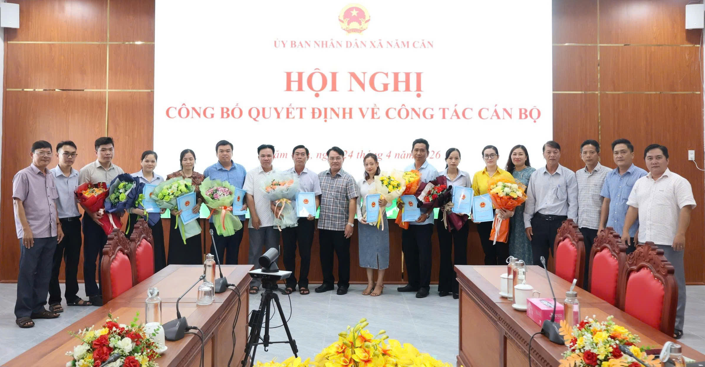 Hội nghị Công bố Quyết định về công tác cán bộ Trạm Y tế 