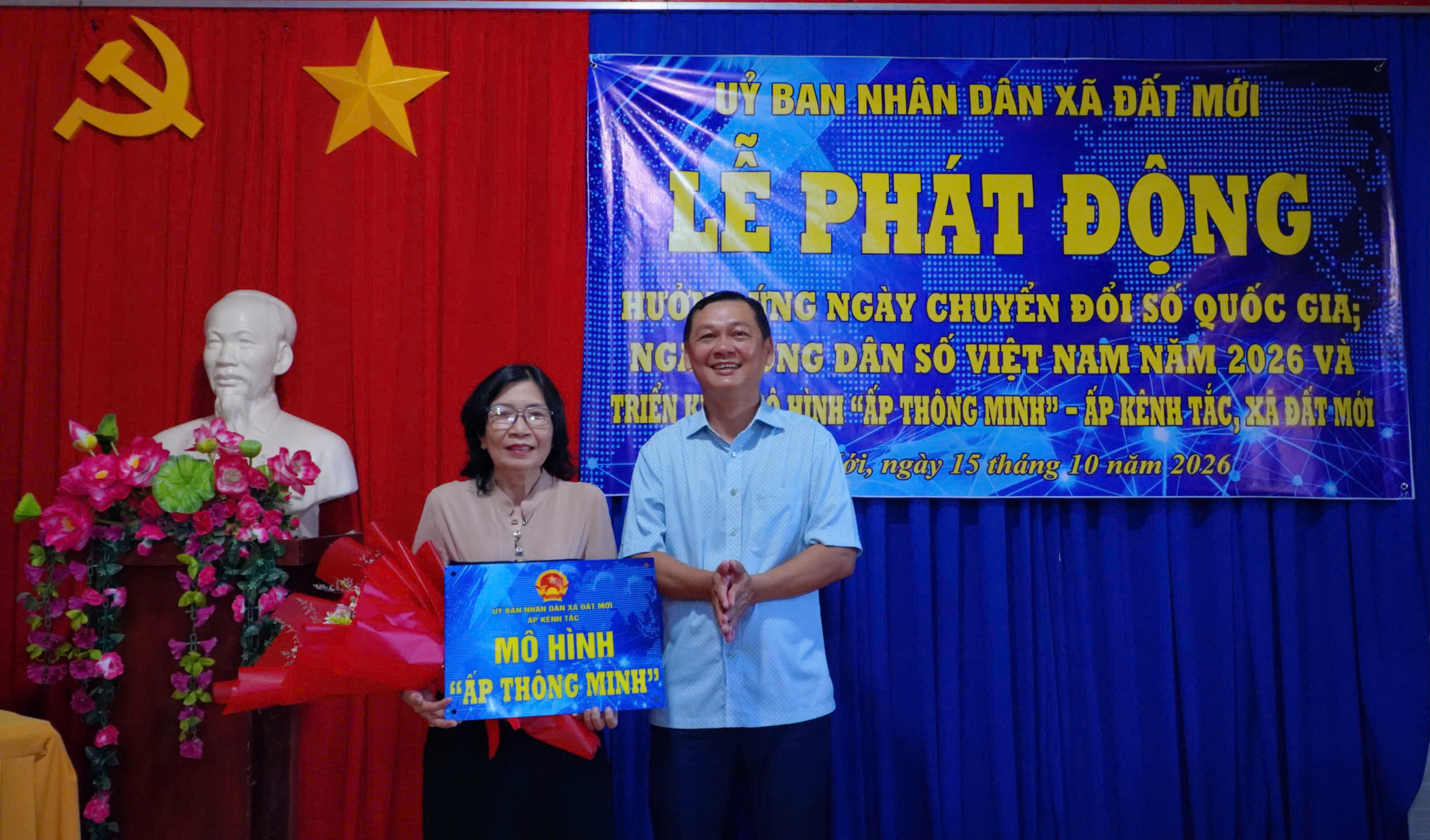 Đất Mới phát động hưởng ứng ngày chuyển đổi số quốc gia, triển khai mô hình “Ấp thông minh”