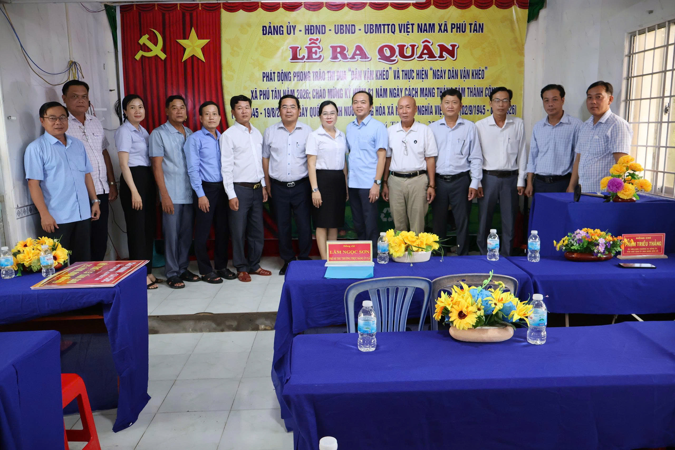 PHÚ TÂN RA QUÂN PHÁT ĐỘNG PHONG TRÀO THI ĐUA VÀ THỰC HIỆN “NGÀY DÂN VẬN KHÉO” NĂM 2026