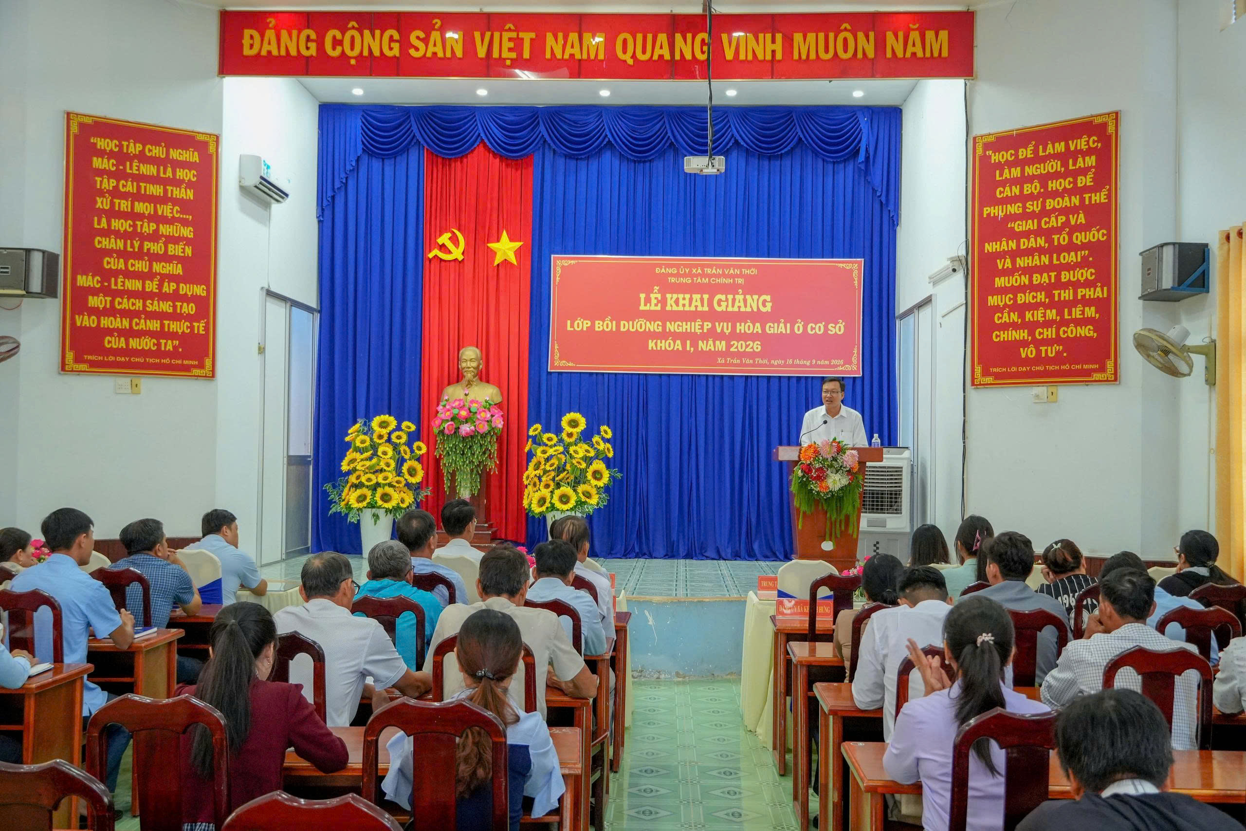 KHAI GIẢNG LỚP BỒI DƯỠNG NGHIỆP VỤ HÒA GIẢI Ở CƠ SỞ KHÓA I NĂM 2026
