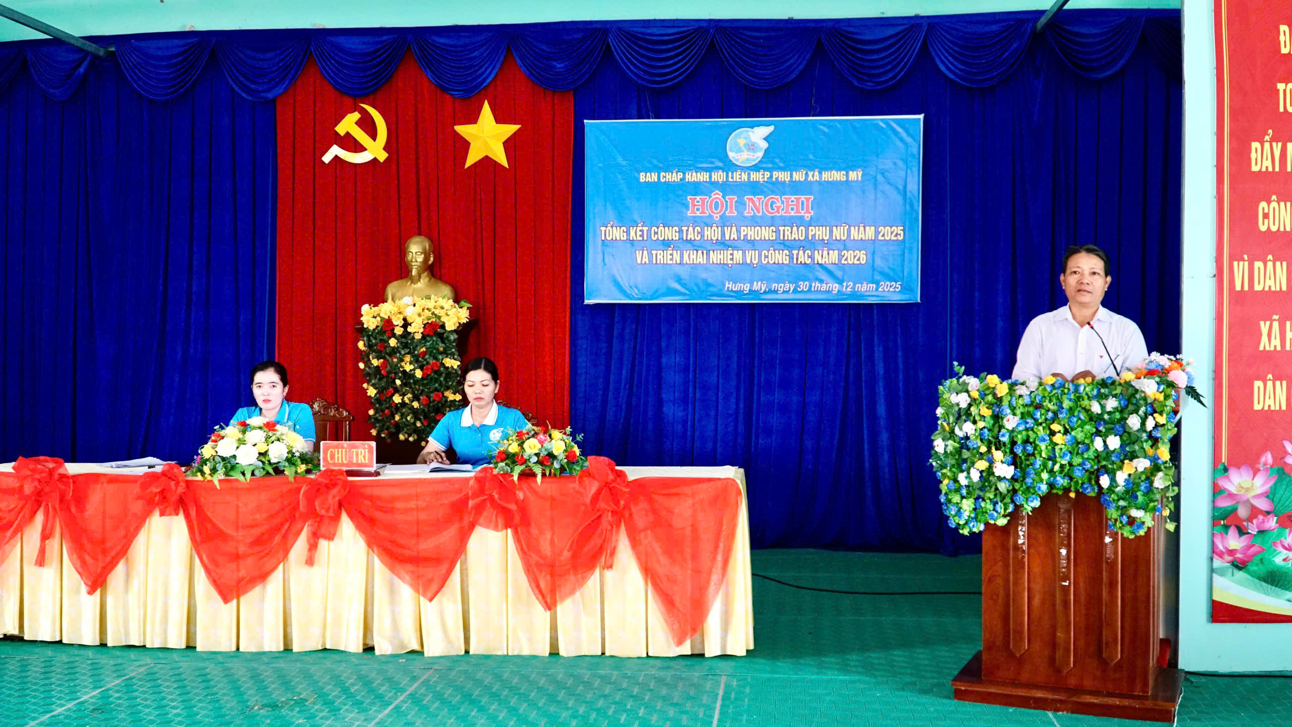 HỘI LHPN XÃ HƯNG MỸ TỔNG KẾT CÔNG TÁC HỘI VÀ PHONG TRÀO PHỤ NỮ NĂM 2025
