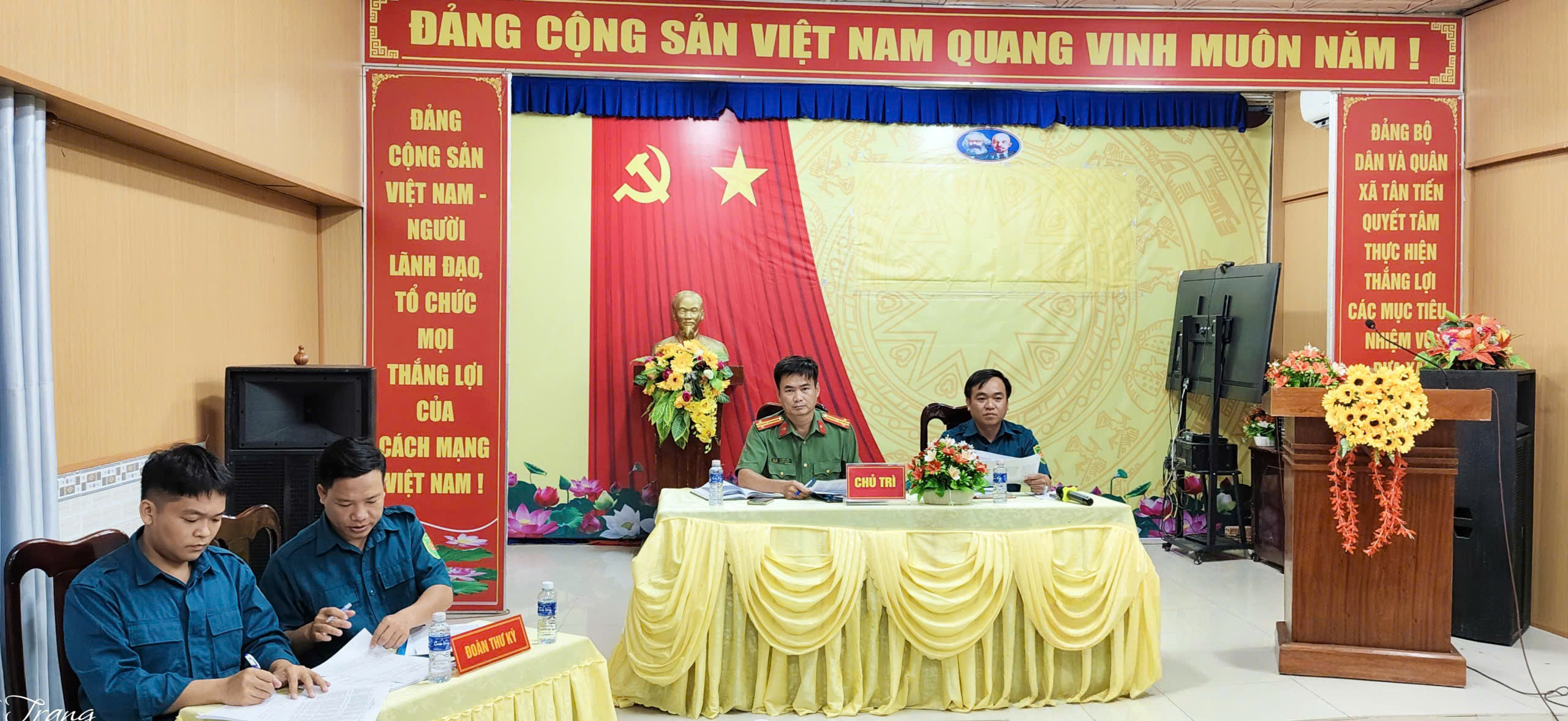 Xã Tân Tiến tổ chức Hội nghị bình cử công khai công dân trúng tuyển thực hiện nghĩa vụ quân sự năm 2026