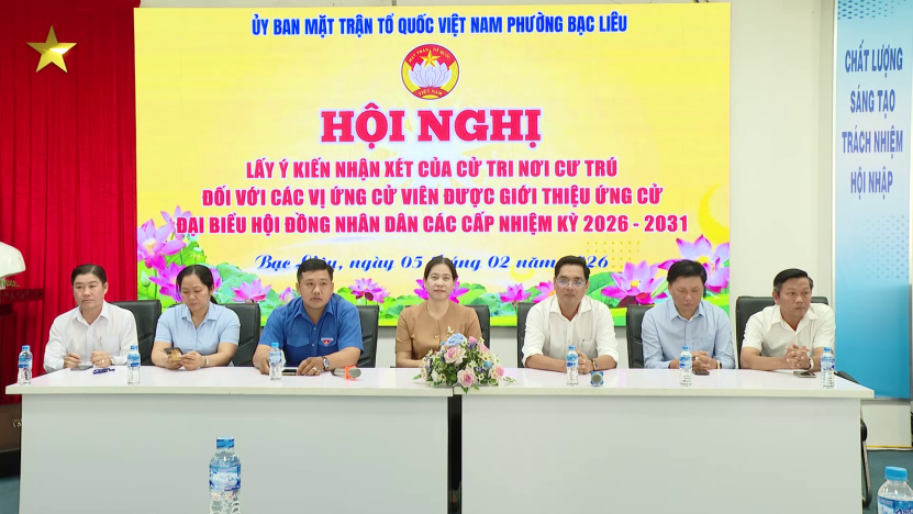 Lấy ý kiến Cử tri nơi cư trú đối với những người ứng cử đại biểu Hội đồng nhân dân các cấp nhiệm kỳ 2026 – 2031