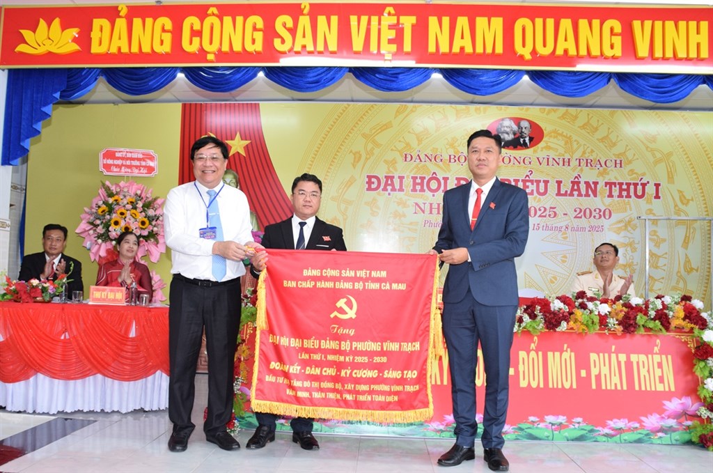Đại hội Đảng bộ phường Vĩnh Trạch lần thứ I, nhiệm kỳ 2025 - 2030