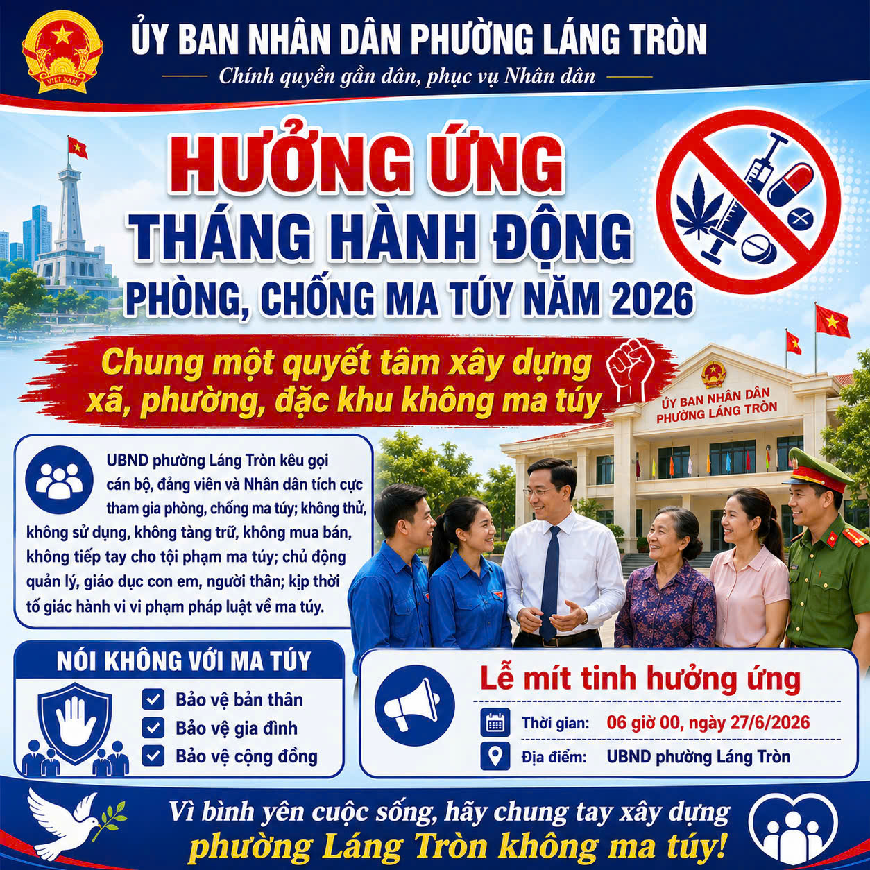 Hưởng Ứng Tháng hành động Phòng, Chống Ma Túy năm 2026