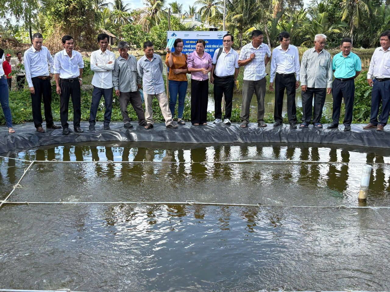 Đại học Cần Thơ hội thảo chuyên đề: nuôi tôm chuyên nghiệp cải tiến và phát triển bền vững mô hình lúa - tôm tại xã Vĩnh Lộc
