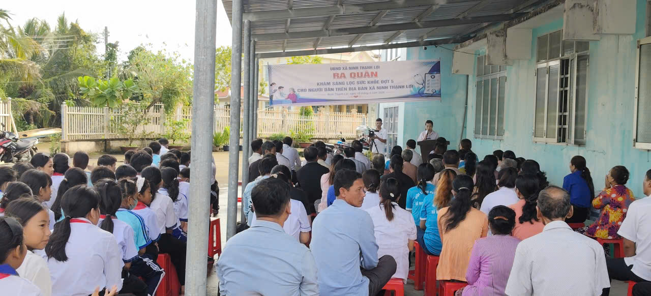NINH THẠNH LỢI RA QUÂN KHÁM SỨC KHỎE ĐỊNH KỲ, KHÁM SÀNG LỌC ĐỢT 5