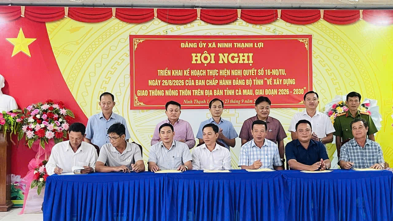Ninh Thạnh Lợi triển khai thực hiện Nghị quyết về xây dựng giao thông nông thôn