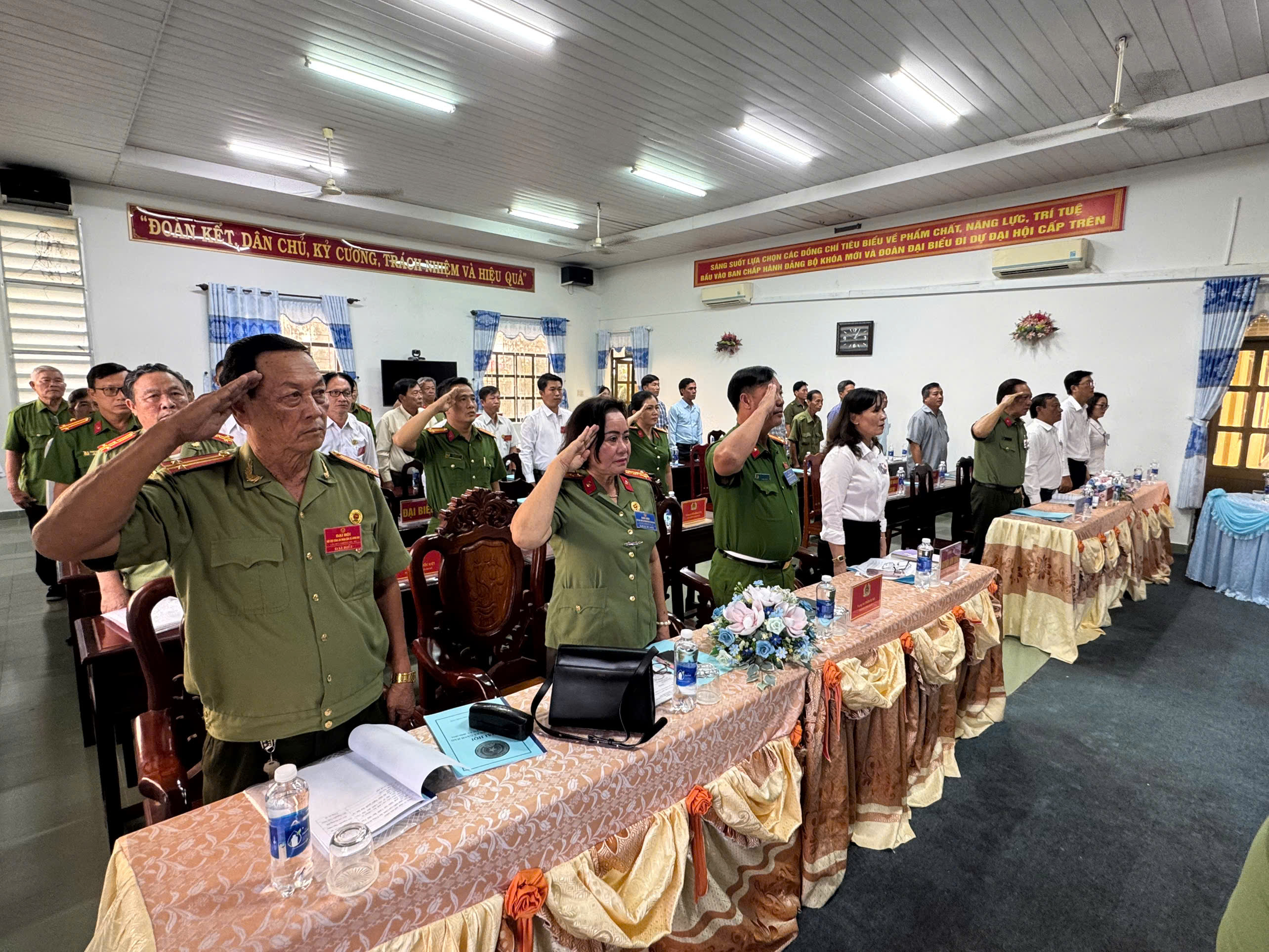 Đại hội Cựu Công an nhân dân xã Gành Hào lần thứ I