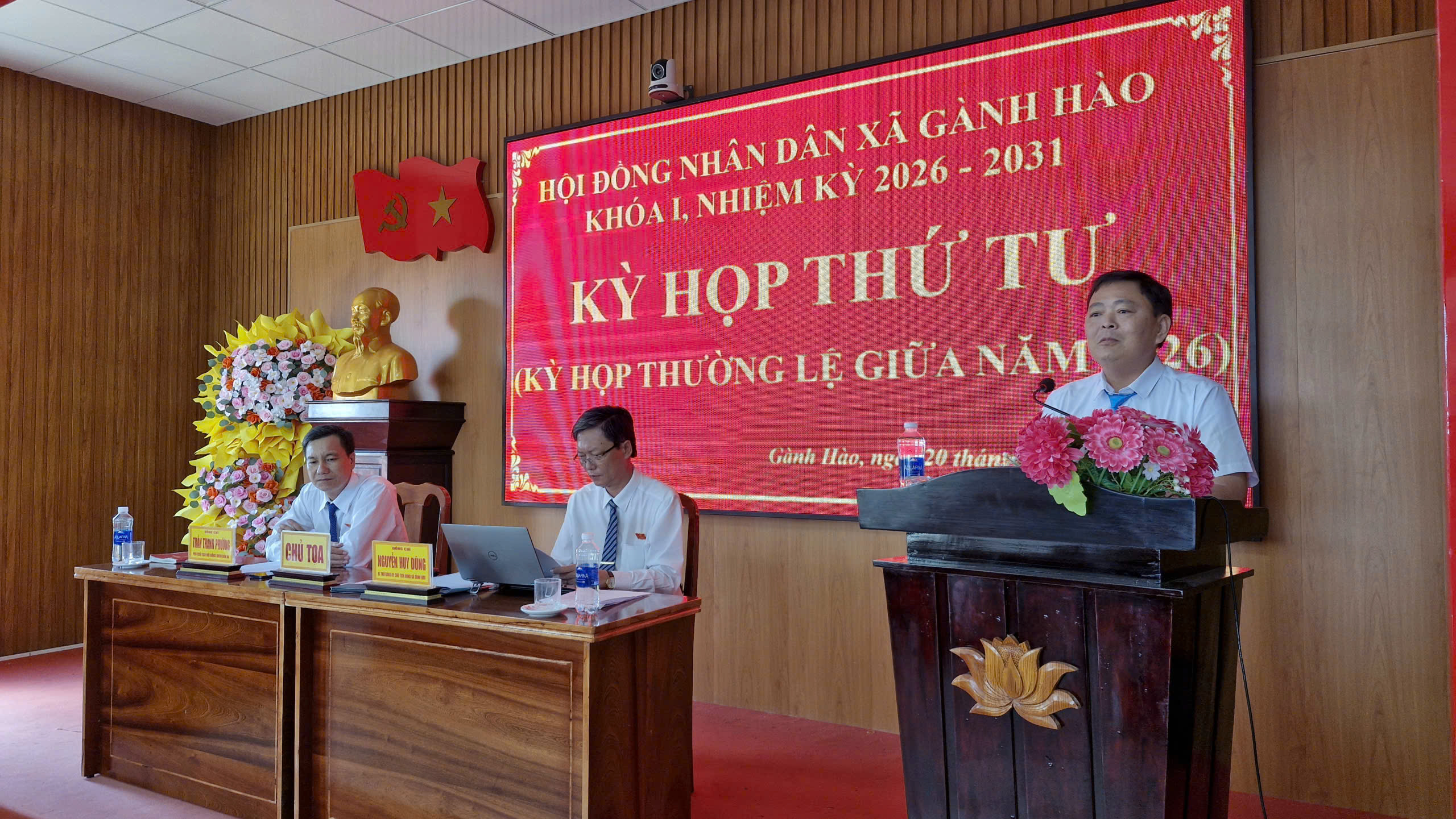Kỳ họp thứ tư, HĐND xã Gành Hào khóa I, nhiệm kỳ 2026 – 2031