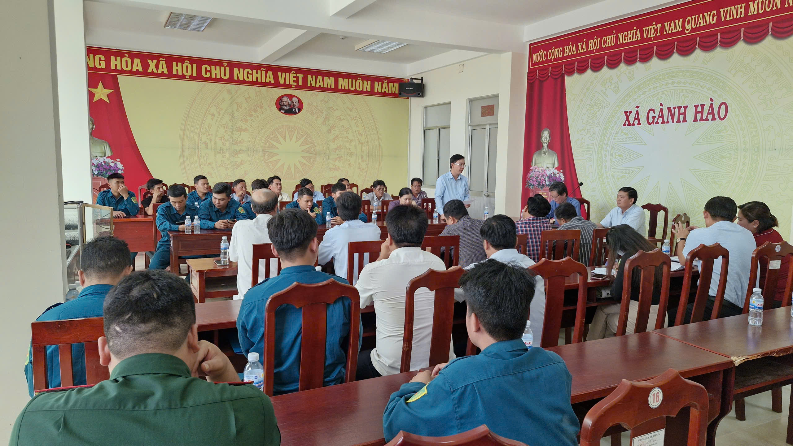 Xã Gành Hào bàn giải pháp hoàn thành cơ sở dữ liệu đất đai