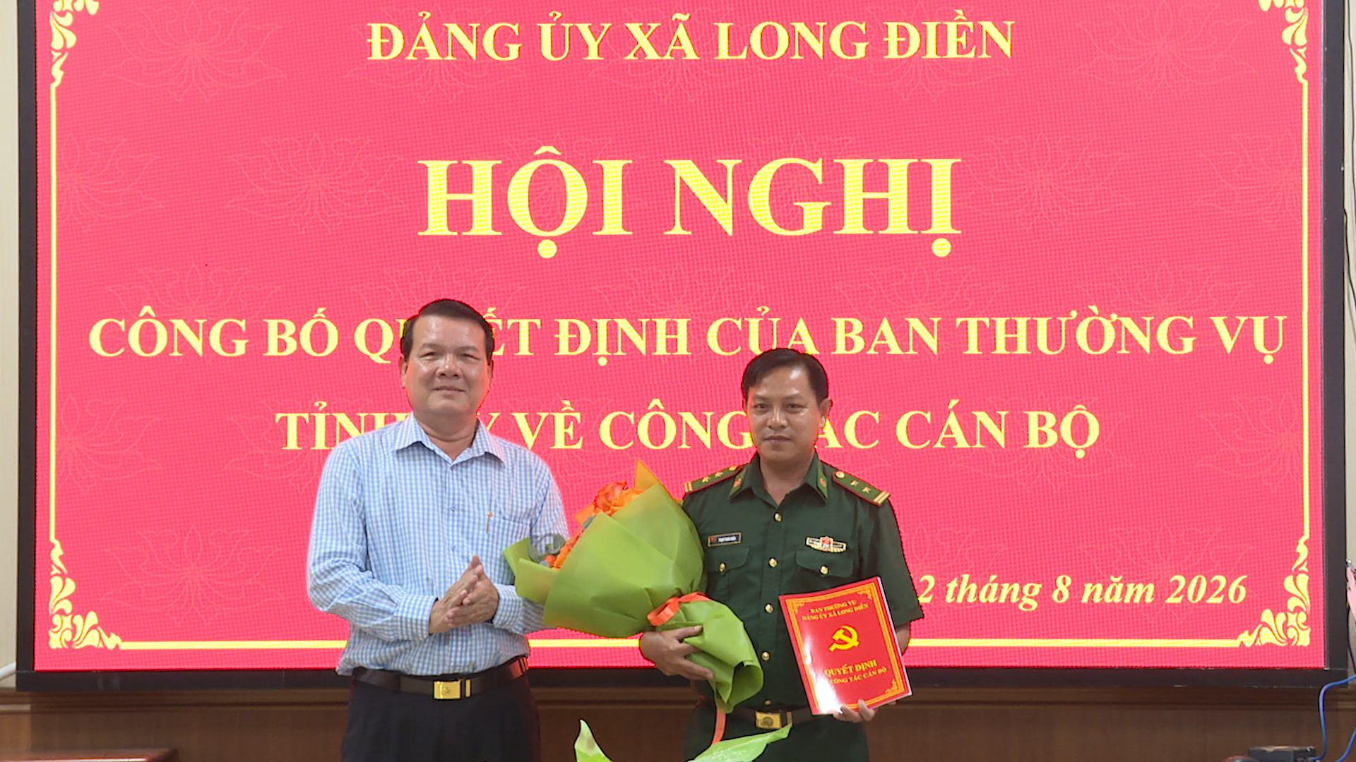 CÔNG BỐ QUYẾT ĐỊNH CỦA BAN THƯỜNG VỤ TỈNH ỦY