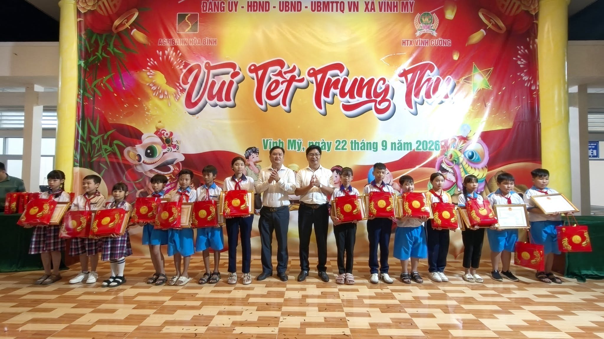 Xã Vĩnh Mỹ tổ chức chương trình “Vui Tết Trung thu” năm 2026 