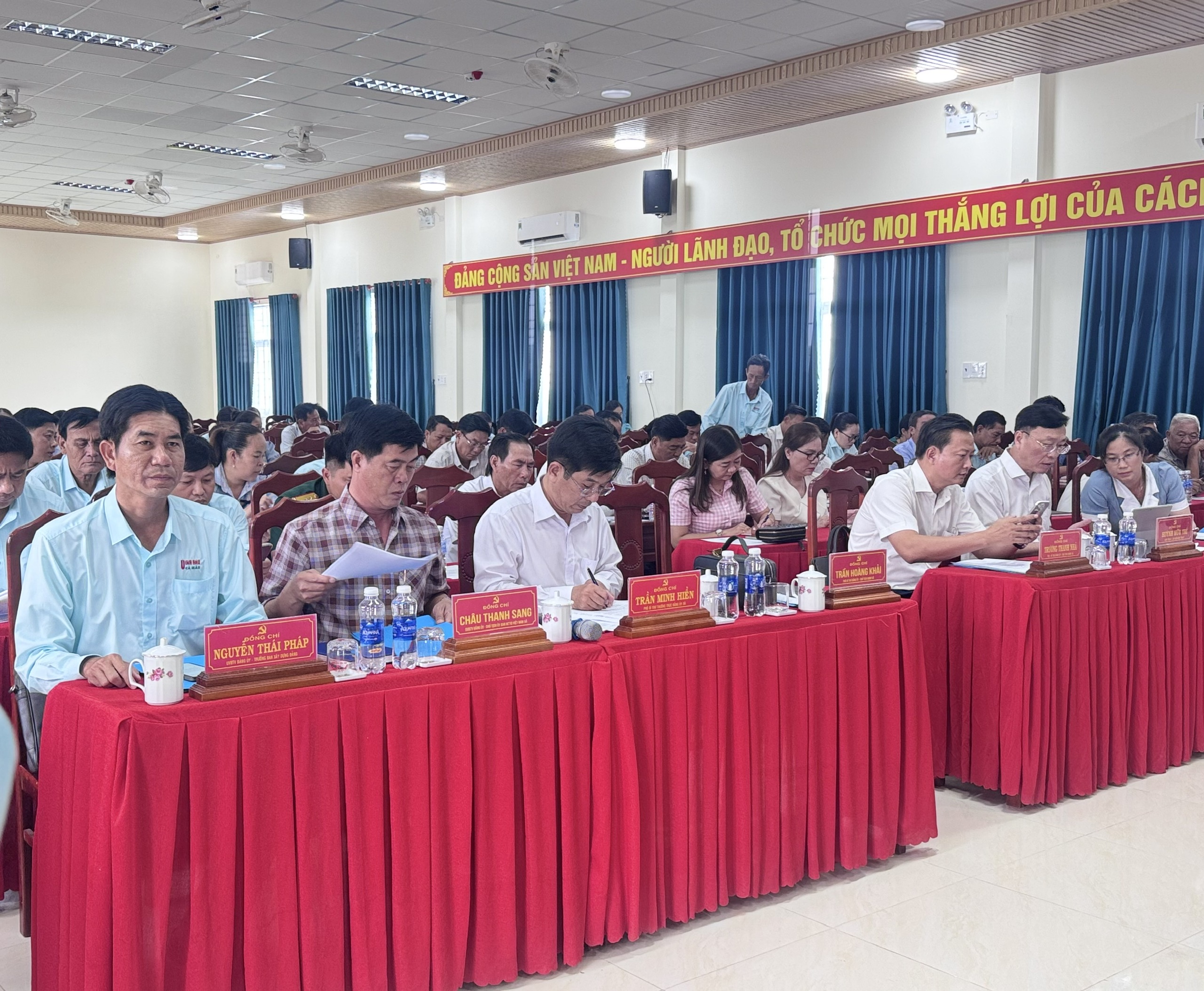 VĨNH HẬU TỔ CHỨC HỘI NGHỊ SƠ KẾT TÌNH HÌNH THỰC HIỆN CÁC MẶT CÔNG TÁC 6 THÁNG ĐẦU NĂM, TRIỂN KHAI NHIỆM VỤ 6 THÁNG CUỐI NĂM
