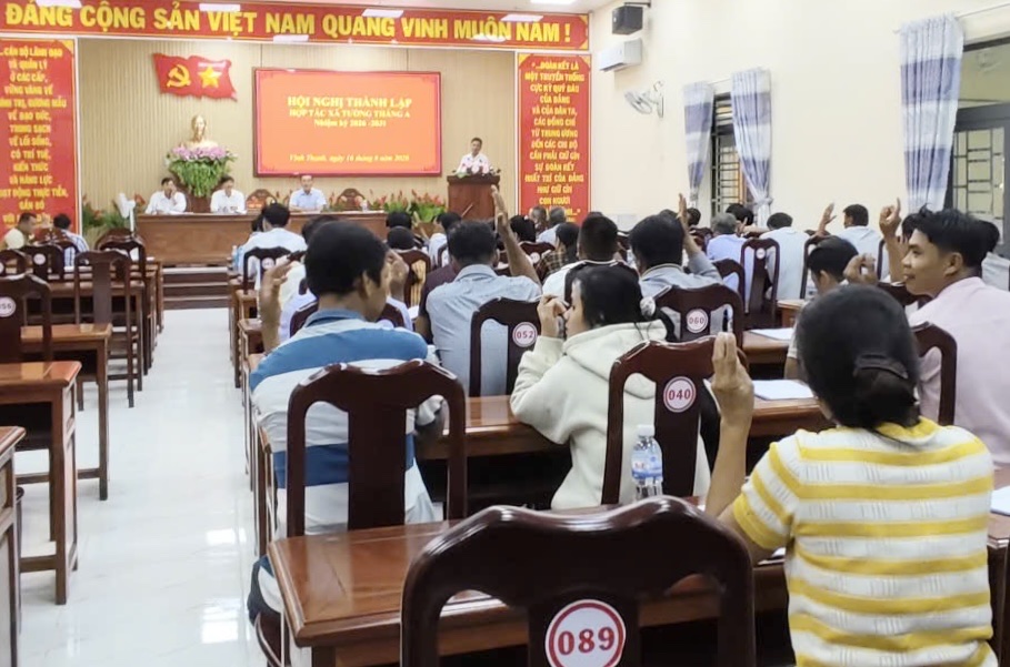 HỘI NGHỊ THÀNH LẬP HỢP TÁC XÃ TƯỜNG THẮNG A