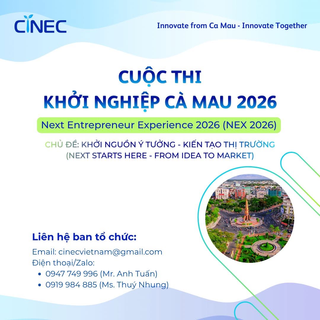 Cuộc thi khởi nghiệp “NEX 2026”: Mở rộng quy mô toàn quốc, hướng tới kinh tế xanh