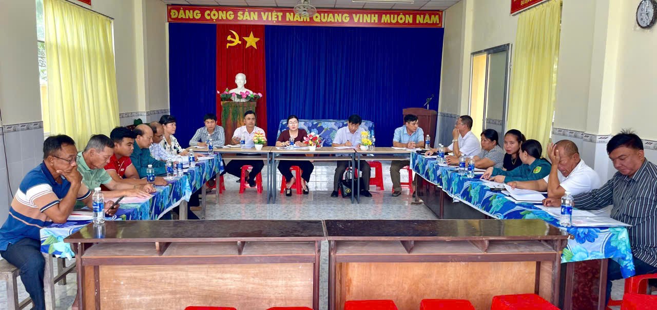 Đoàn Công tác số 01 của Đảng ủy xã Hưng Hội đã hoàn thành kiểm tra tình hình thực hiện nhiệm vụ tại 05 Chi bộ ấp trên địa bàn xã