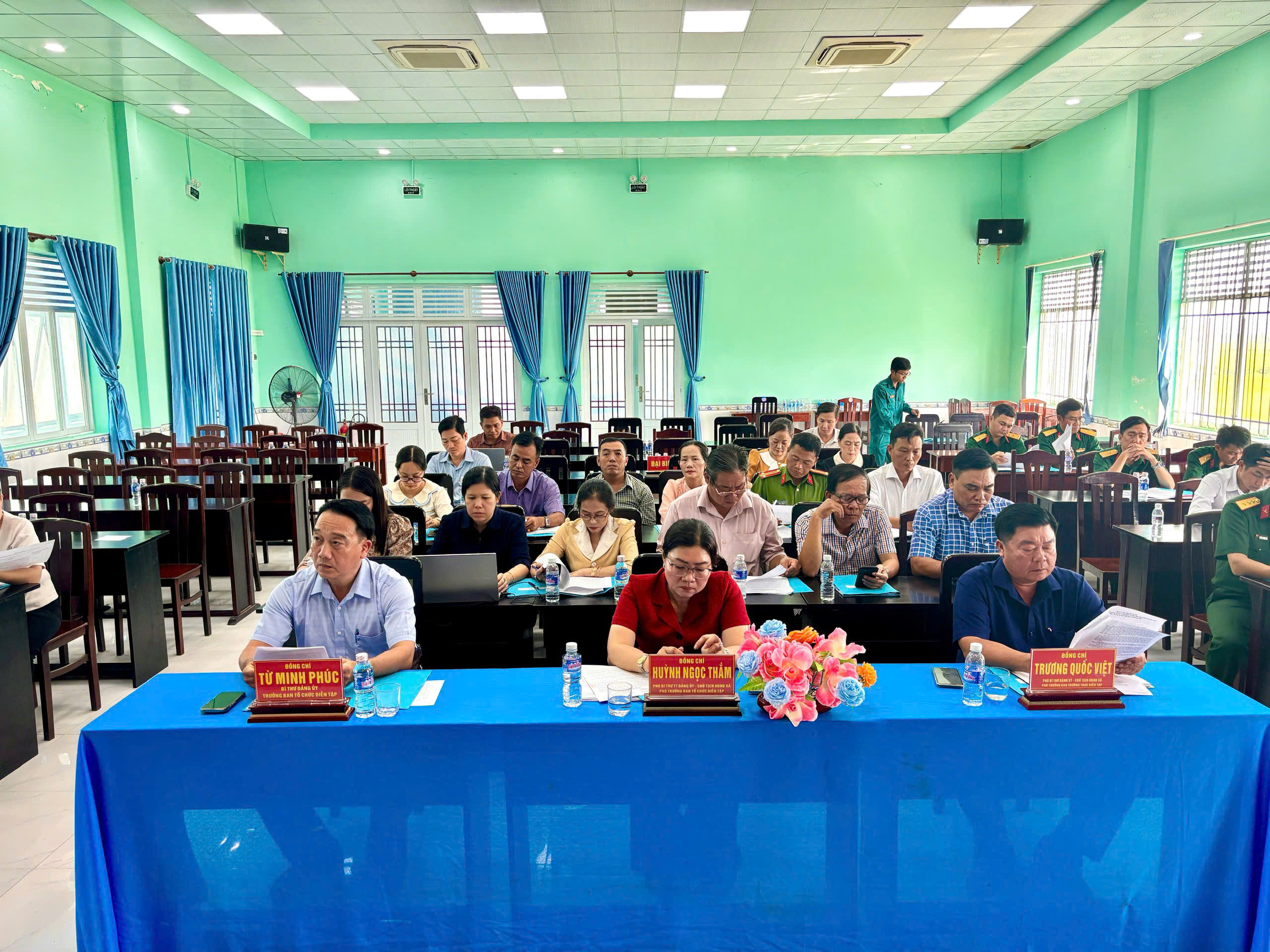 Xã Hưng Hội triển khai, giao nhiệm vụ diễn tập chiến đấu phòng thủ năm 2026