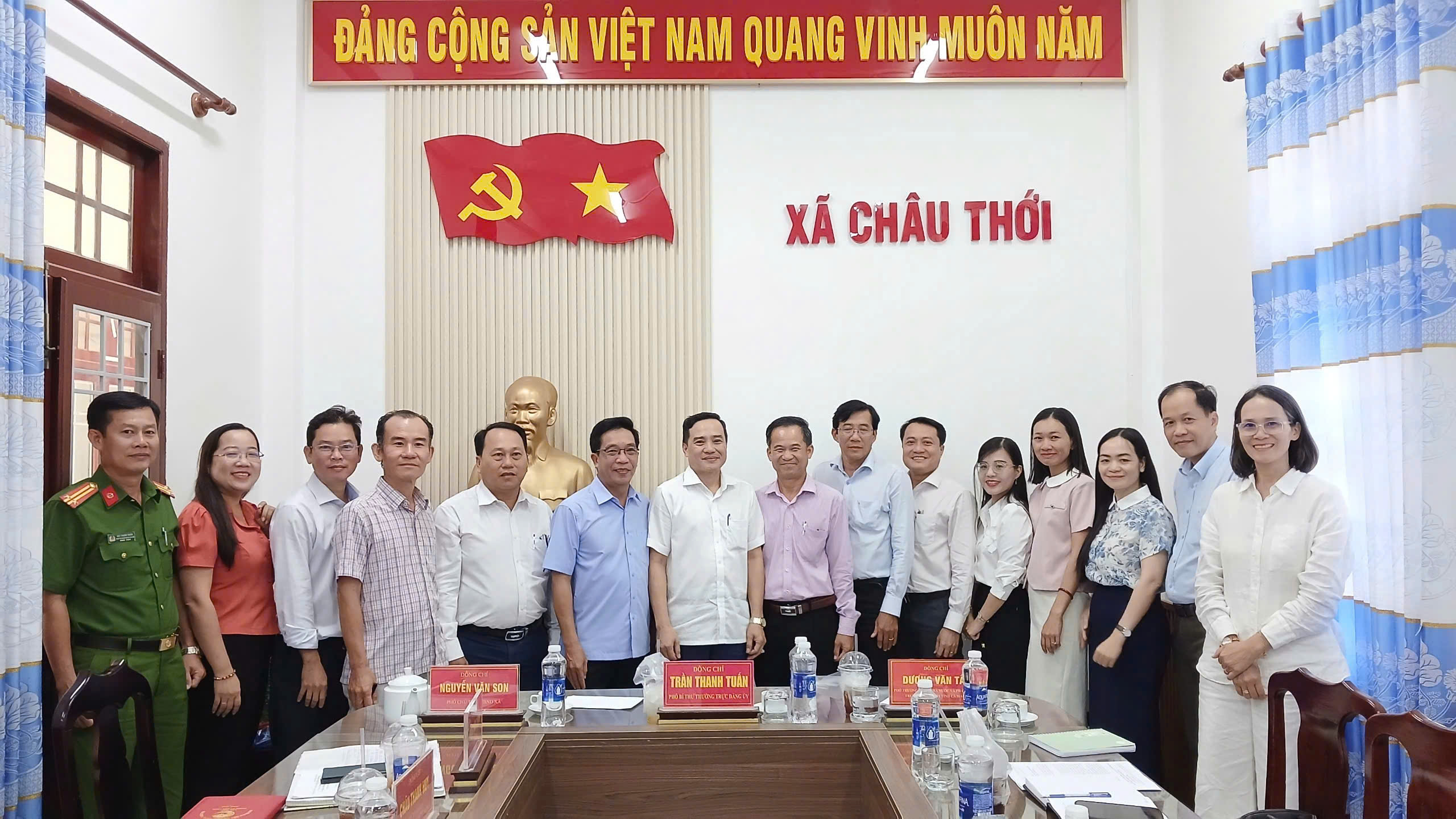 TRƯỜNG CHÍNH TRỊ TỈNH NGHIÊN CỨU THỰC TẾ TẠI XÃ CHÂU THỚI