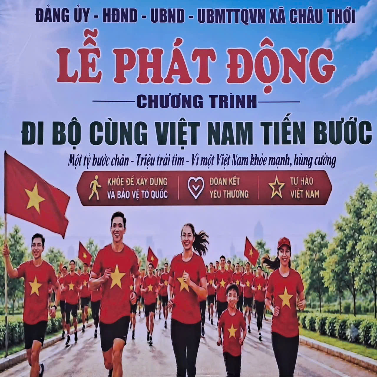 XÃ CHÂU THỚI PHÁT ĐỘNG ĐI BỘ