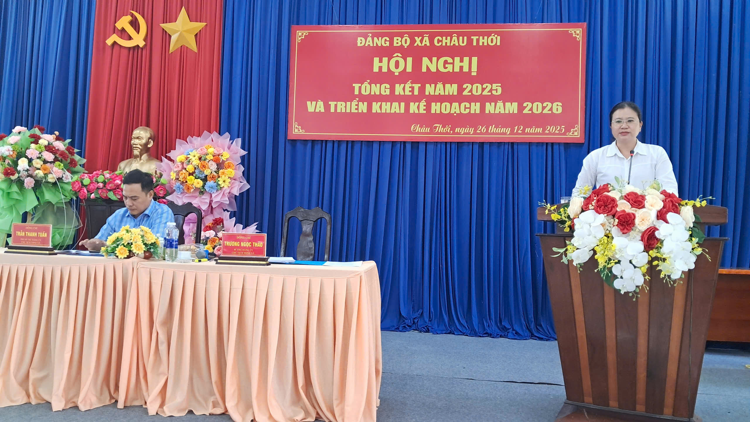 XÃ CHÂU THỚI TỔNG KẾT CÁC MẶT CÔNG TÁC NĂM 2025