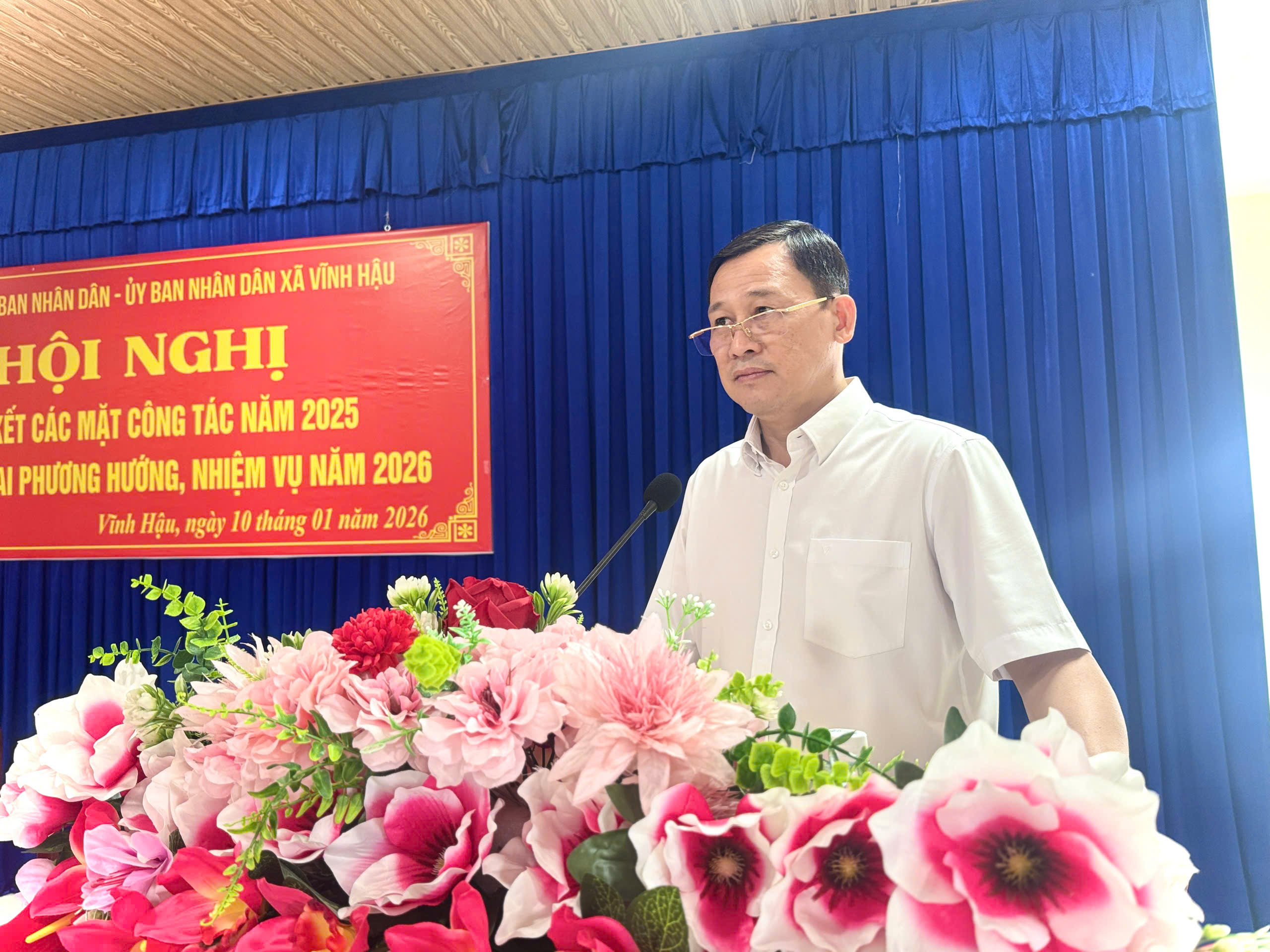 ỦY BAN NHÂN DÂN XÃ VĨNH HẬU TỔNG KẾT CÔNG TÁC NĂM 2025