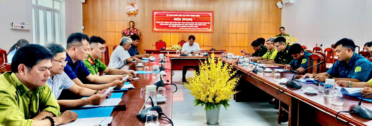 UBND XÃ PHAN NGỌC HIỂN TỔ CHỨC HỘI NGHỊ TỔNG KẾT CÔNG TÁC PHỐI HỢP THEO NGHỊ ĐỊNH SỐ 03/2019/NĐ-CP, NGHỊ ĐỊNH 02/2020/NĐ-CP CỦA CHÍNH PHỦ NĂM 2025 VÀ TRIỂN KHAI CÔNG TÁC PHỐI HỢP THỰC HIỆN NHIỆM VỤ NĂM 2026